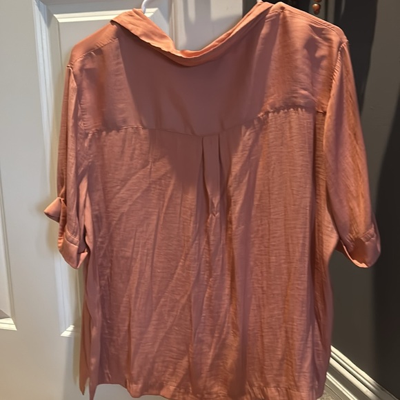 Coral button down - Picture 2 of 2